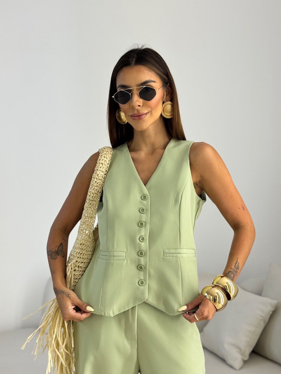CONJUNTO THALIA COLETE VERDE