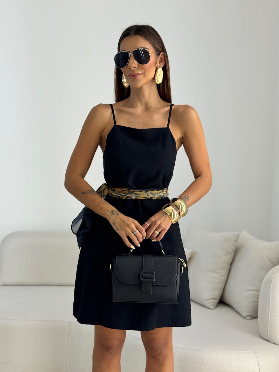 VESTIDO MELISSA BASIC PRETO