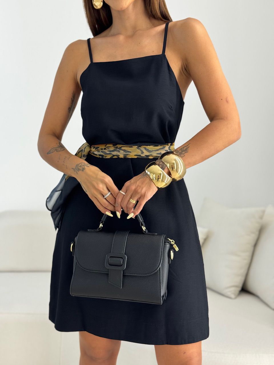 VESTIDO MELISSA BASIC PRETO