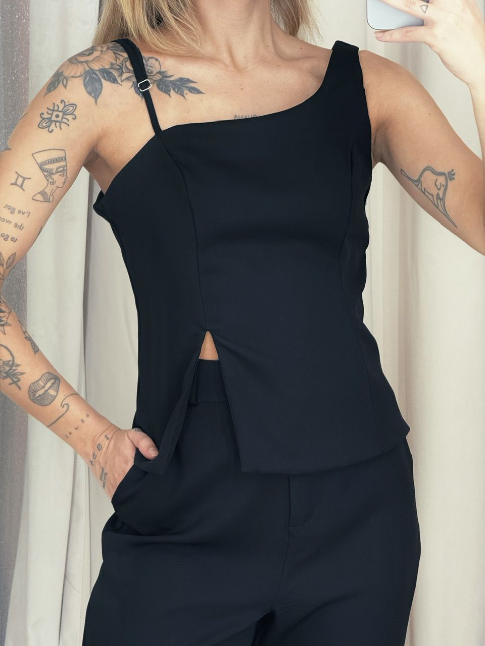 CONJUNTO SUZANA CALÇA PRETO
