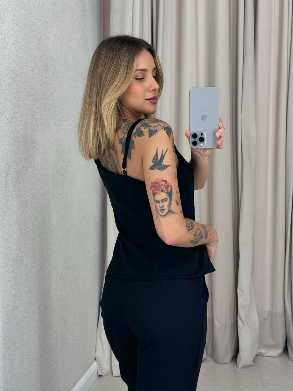 CONJUNTO SUZANA CALÇA PRETO