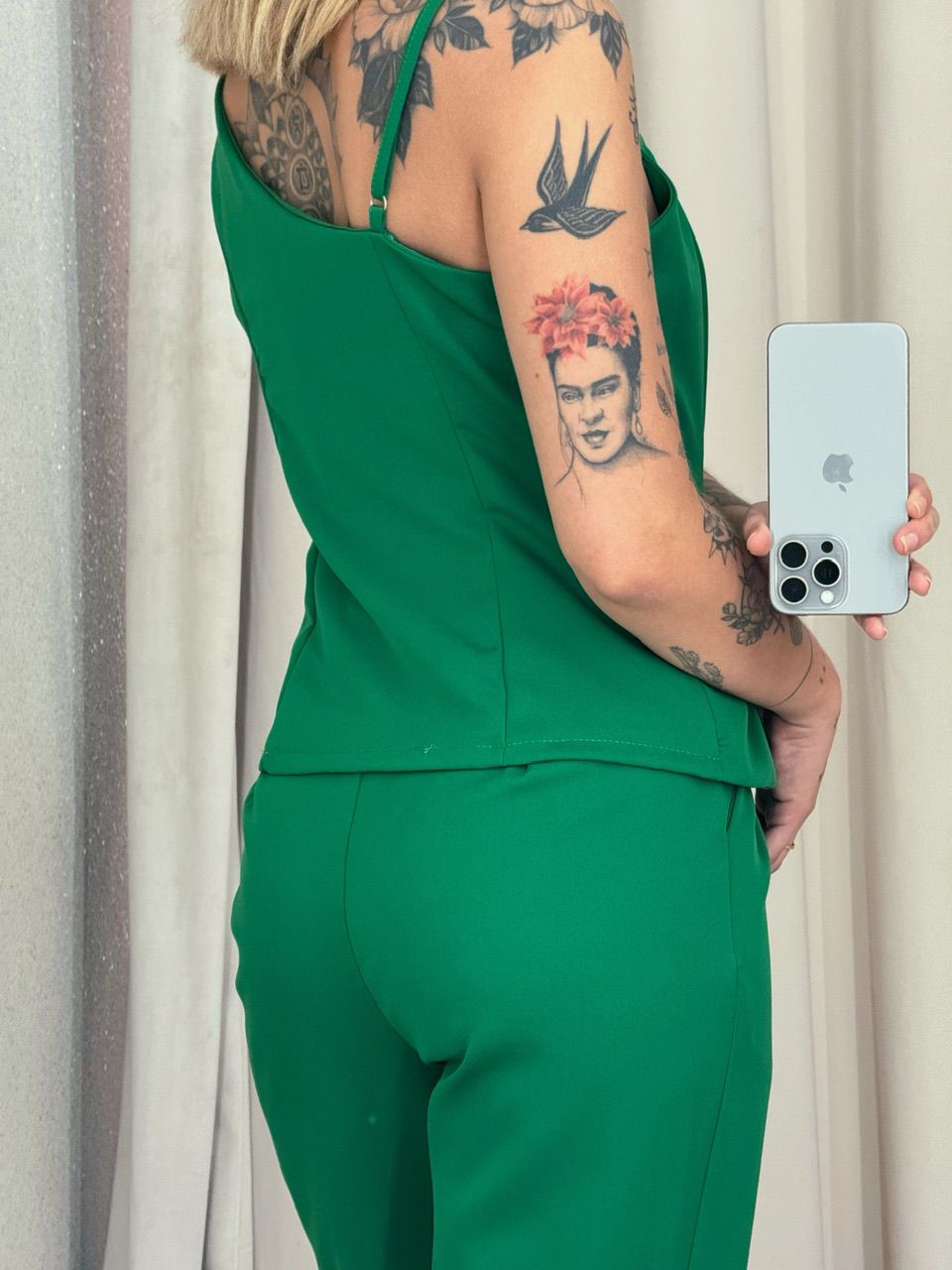 CONJUNTO SUZANA CALÇA VERDE
