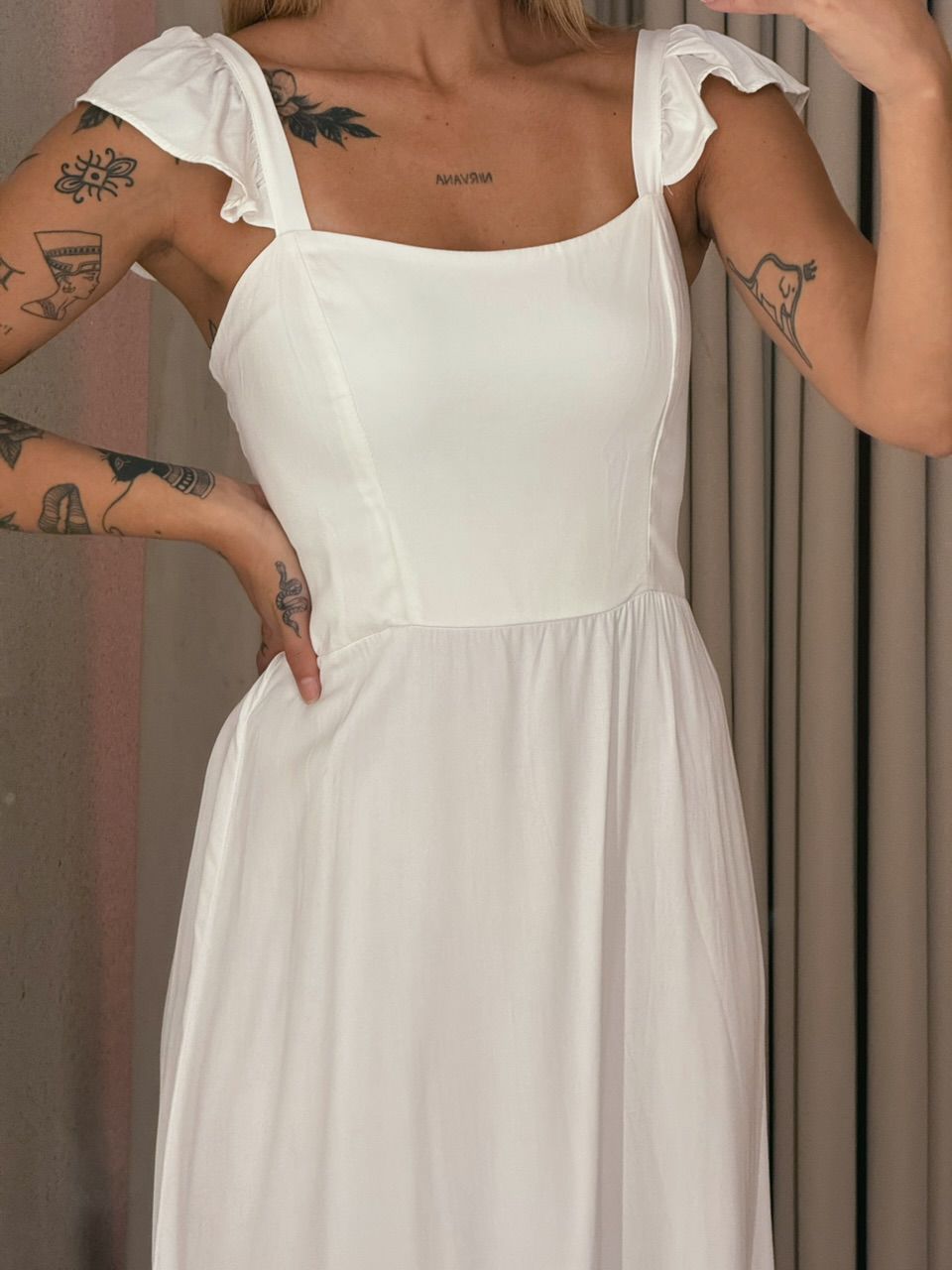 VESTIDO MARIA ALICE LASTEX OFF