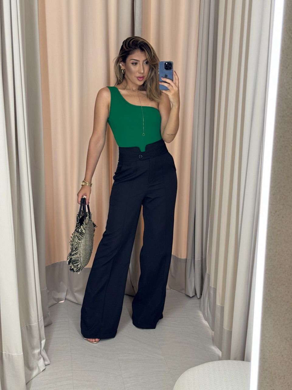 BODY NULA MANGA verde