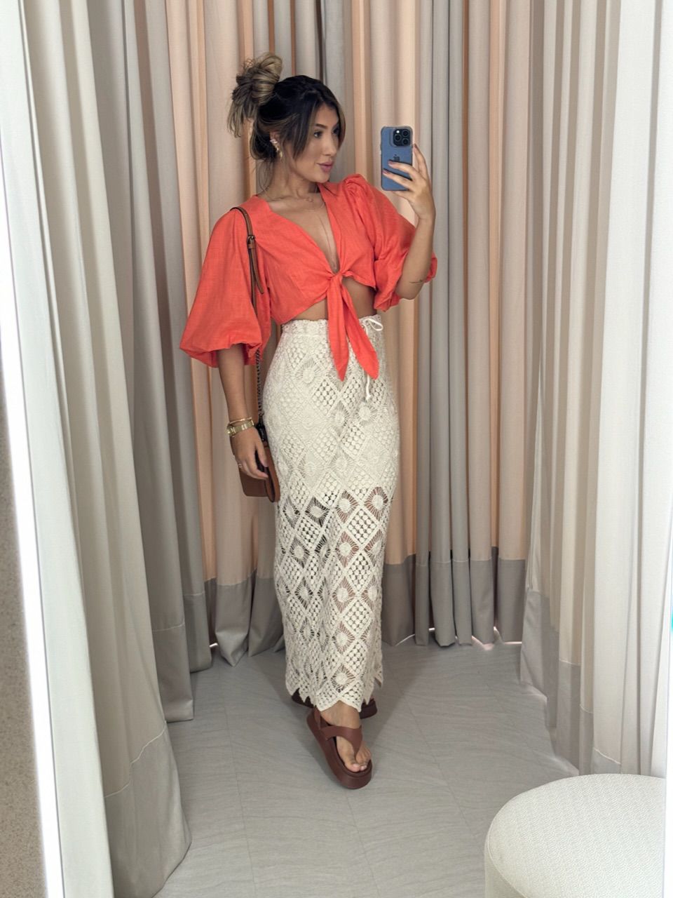 SAIA LOLITA CROCHÊ CRU
