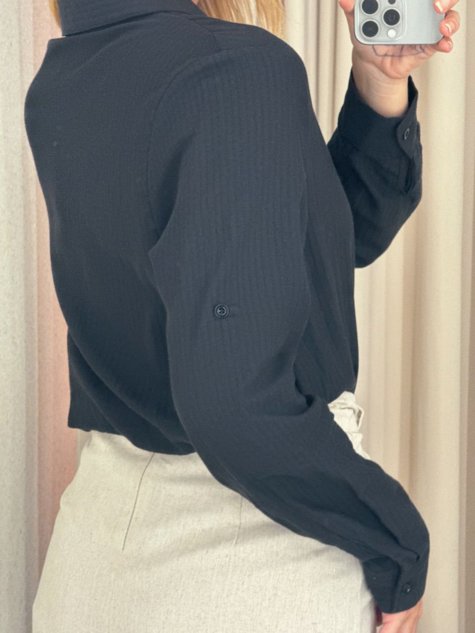 CAMISA ELIZABETH LISA PRETA