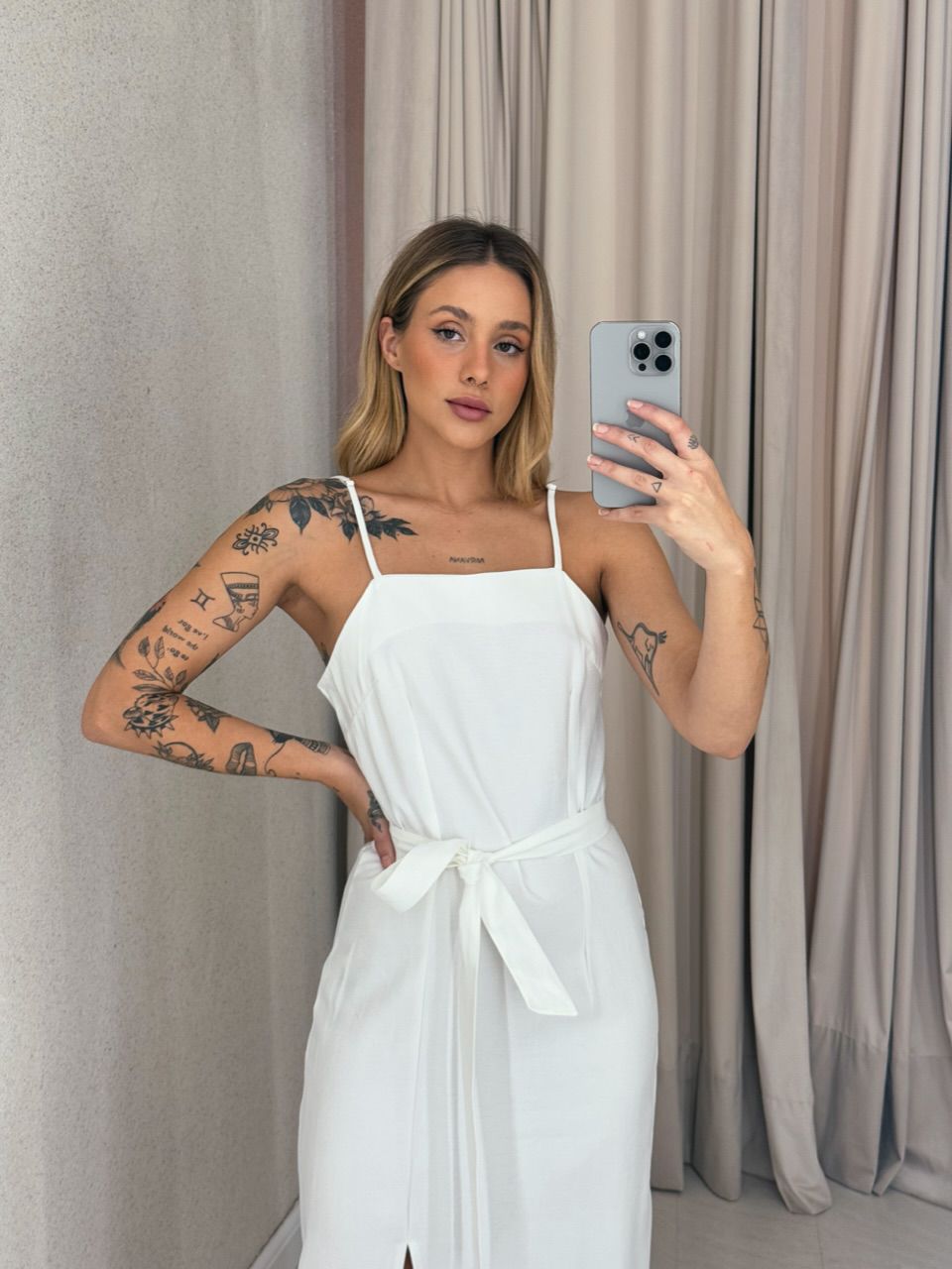 VESTIDO LUÍSE FENDA OFF
