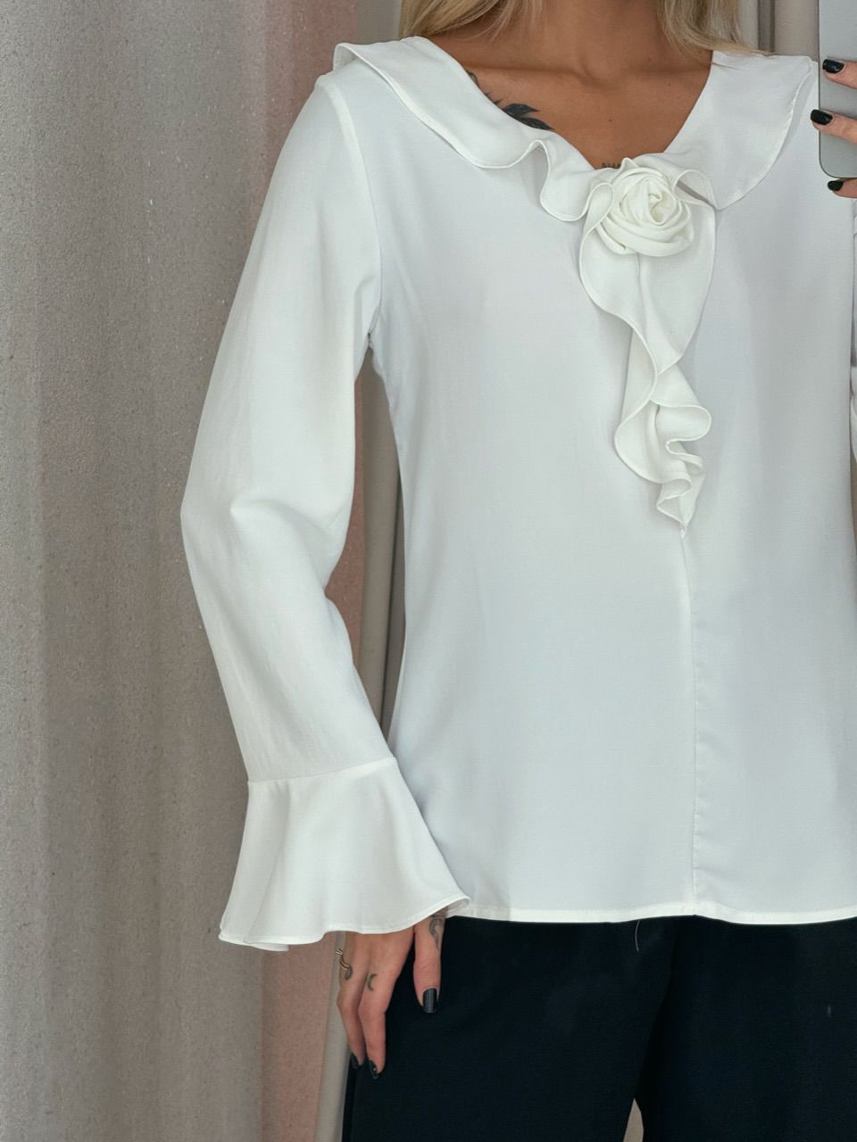 BLUSA SARA MANGA OFF