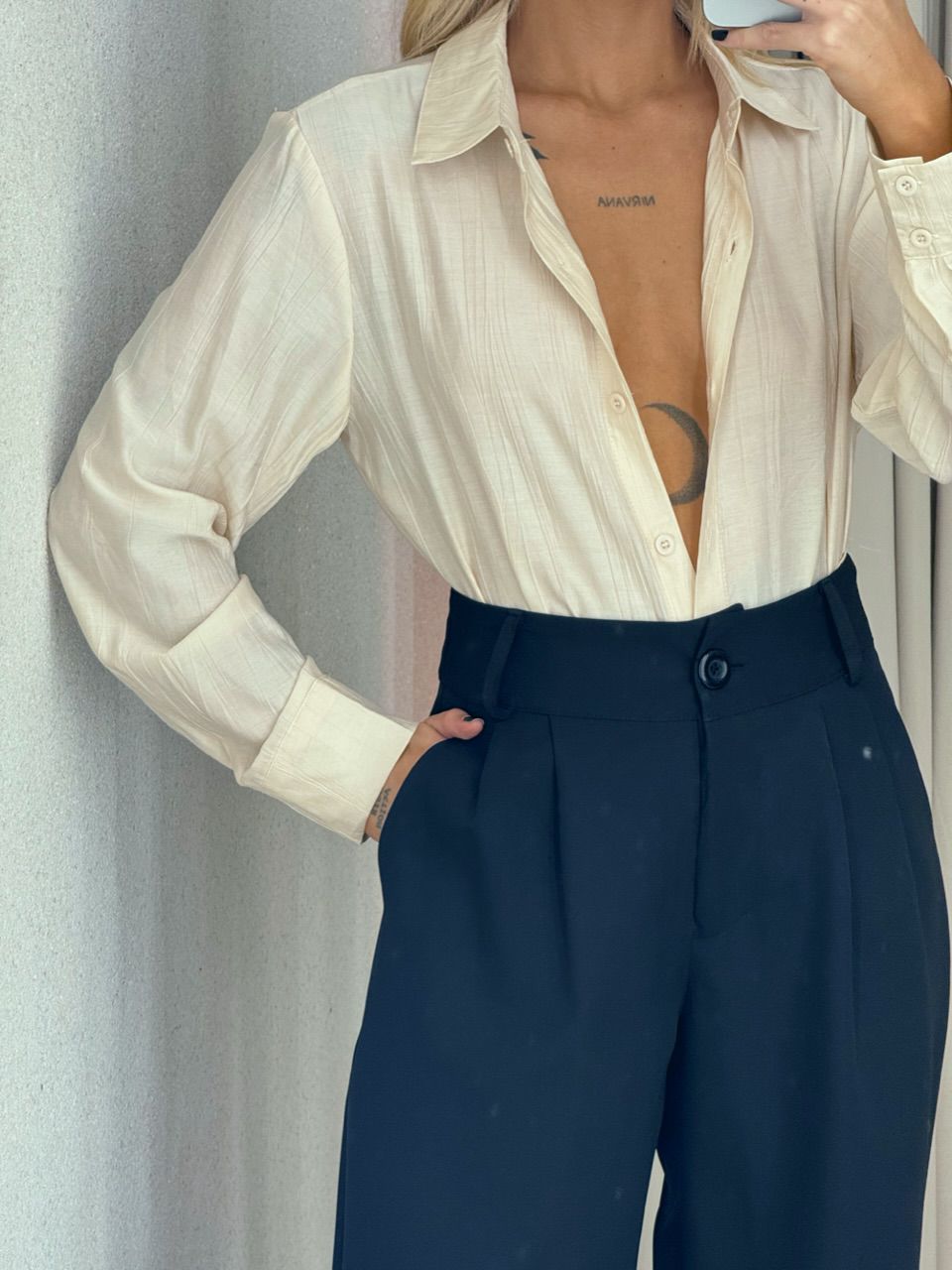 CAMISA JOSIANE LISA AREIA