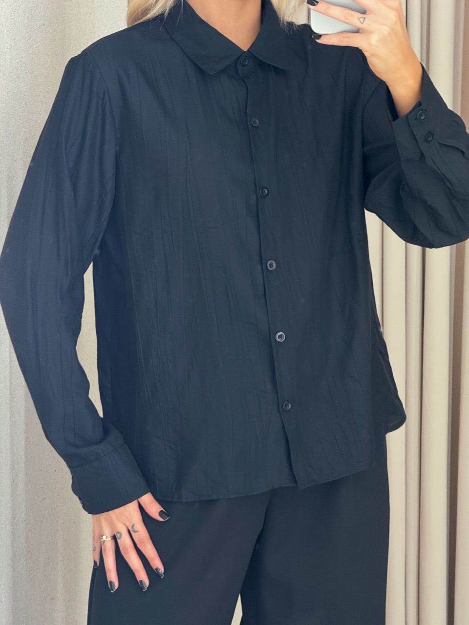CAMISA JOSIANE LISA PRETA