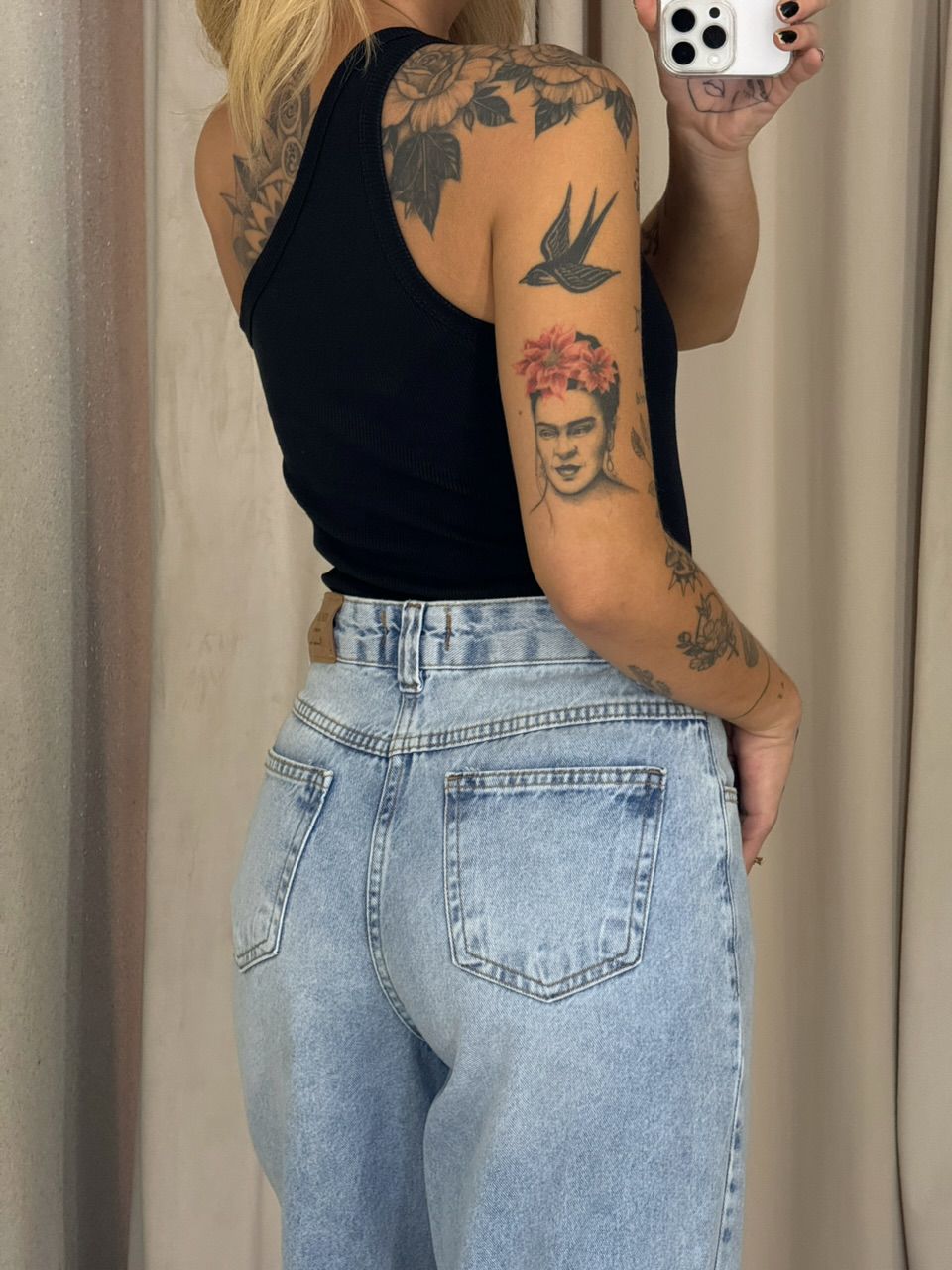 BLUSA OLIVIA NULA MANGA PRETA