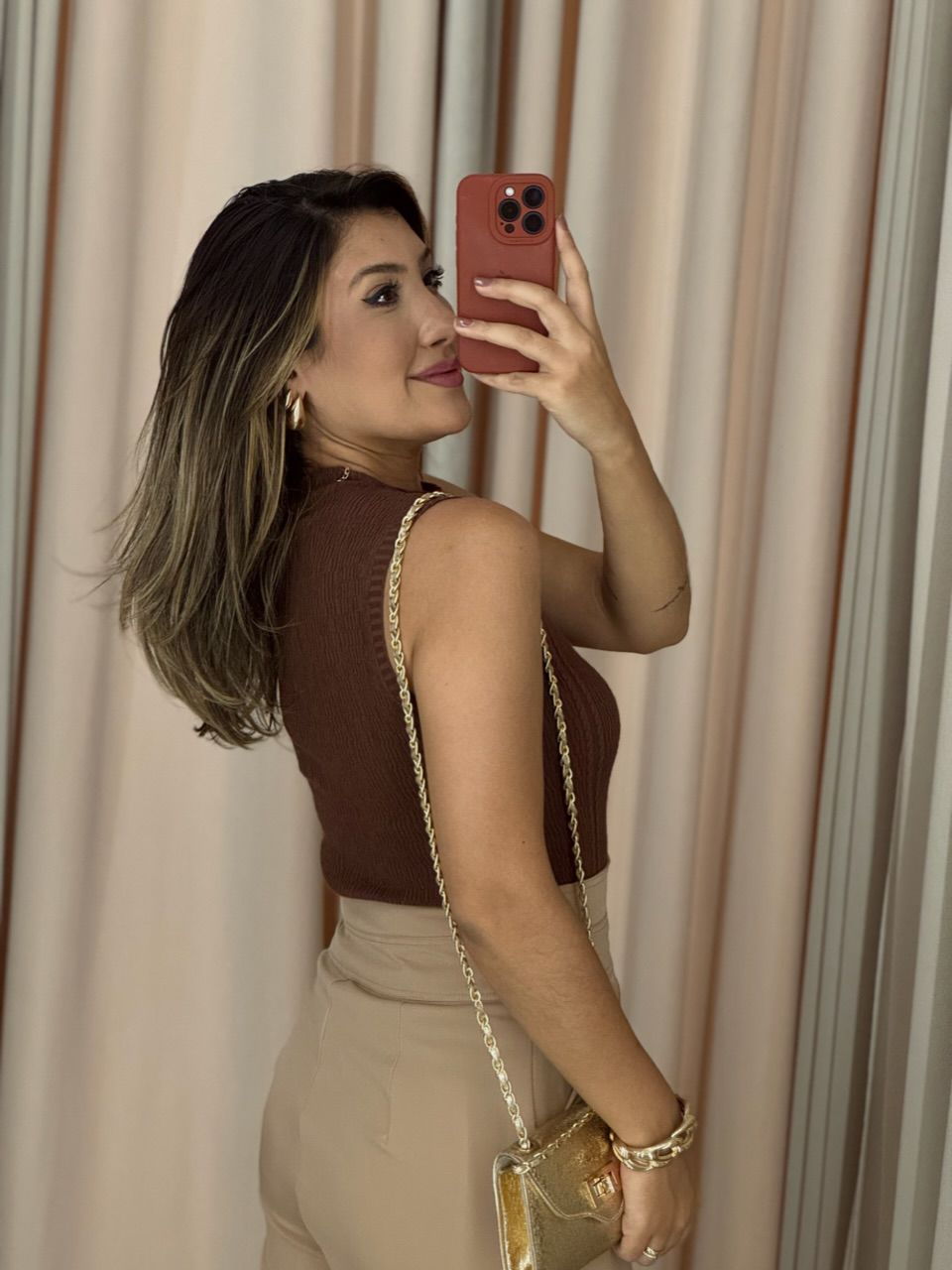 BLUSA MAVI CAVADA MARROM