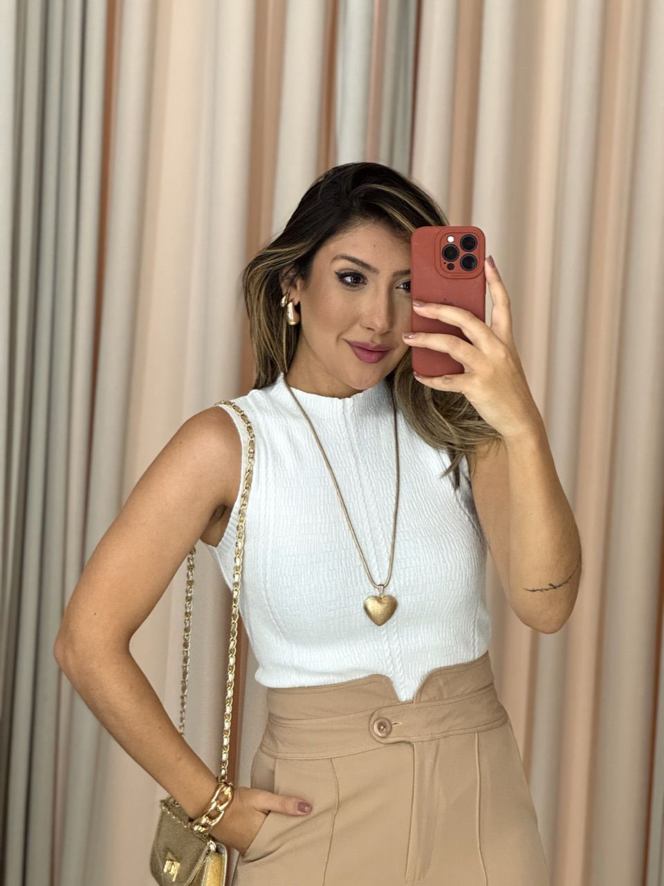 BLUSA MAVI CAVADA OFF - 0051250048 - CAROLLA FERRARO