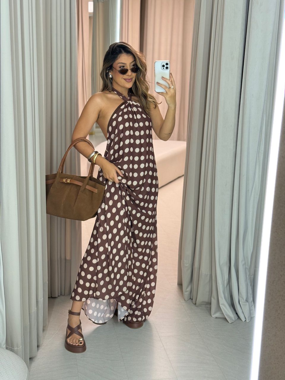 VESTIDO MAVIE FRENTE ÚNICA POÁ - 0063290177 - CAROLLA FERRARO