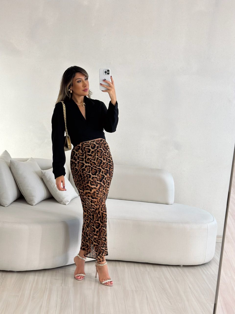 BLAZER CROPPED AMARRAÇÃO PRETO