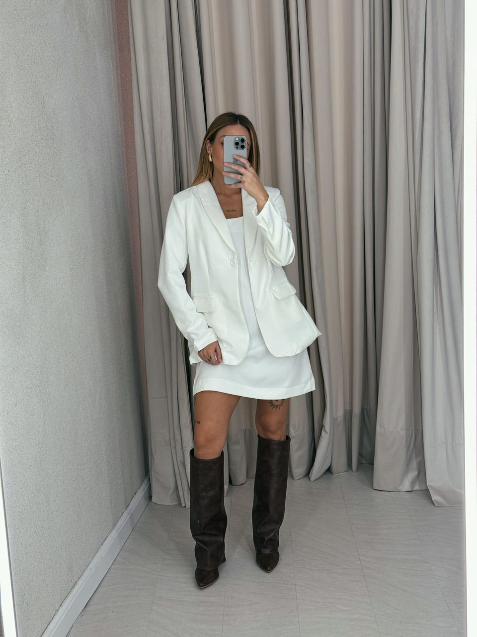 CONJUNTO VESTIDO COM BLAZER OFF