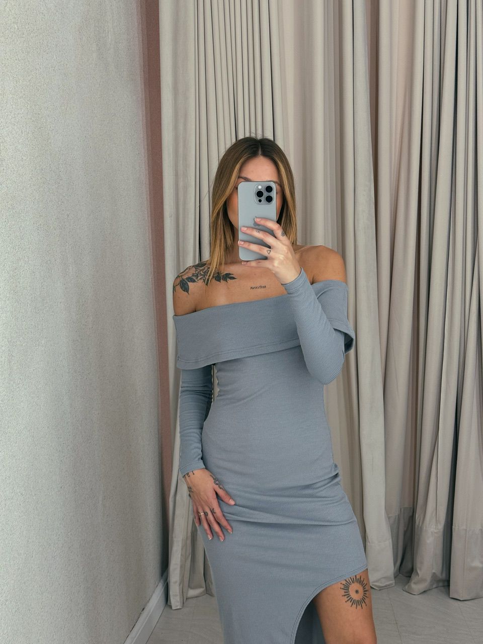 VESTIDO ANGÉLICA 02 LISO CINZA