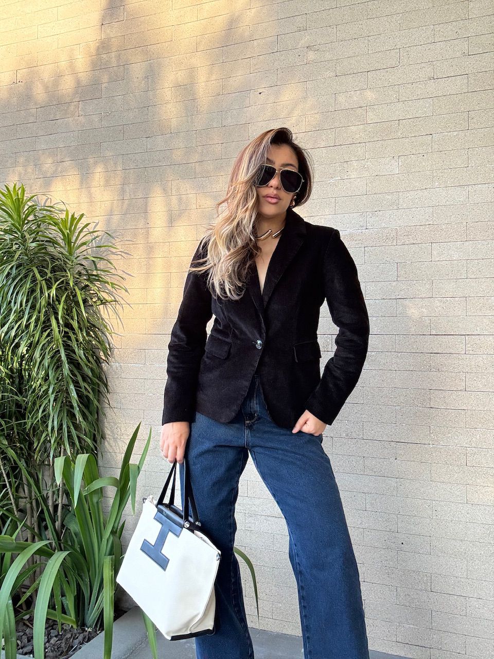 BLAZER BRENDA COTELÊ PRETO - 0065900032 - CAROLLA FERRARO