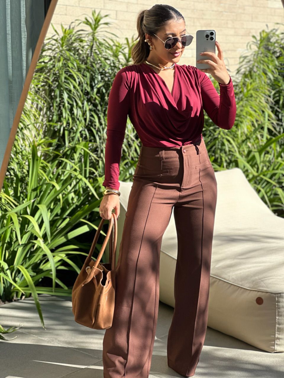 CALÇA DRY PANTALONA MARROM