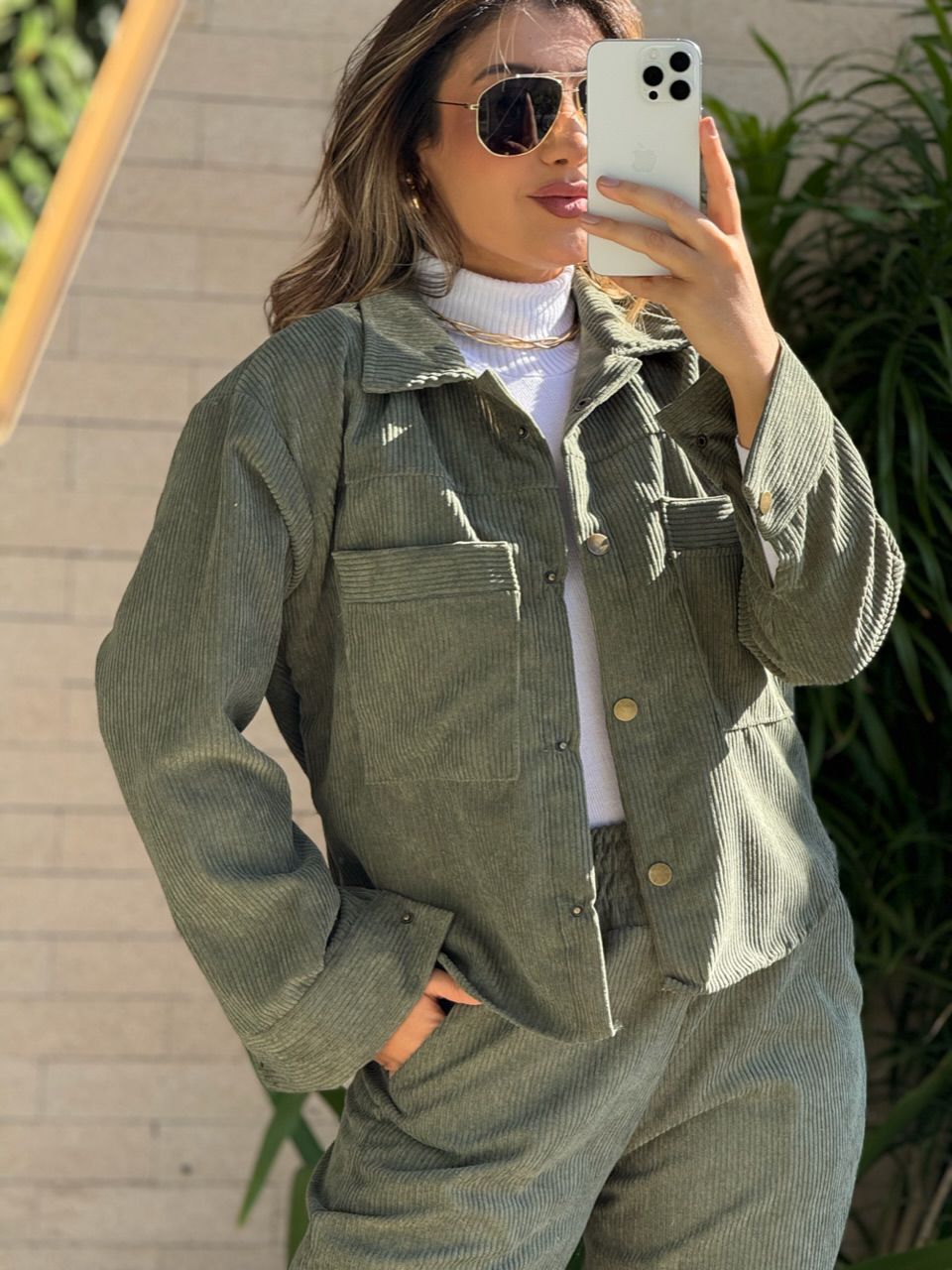 CONJUNTO ANALICE COTELÊ verde