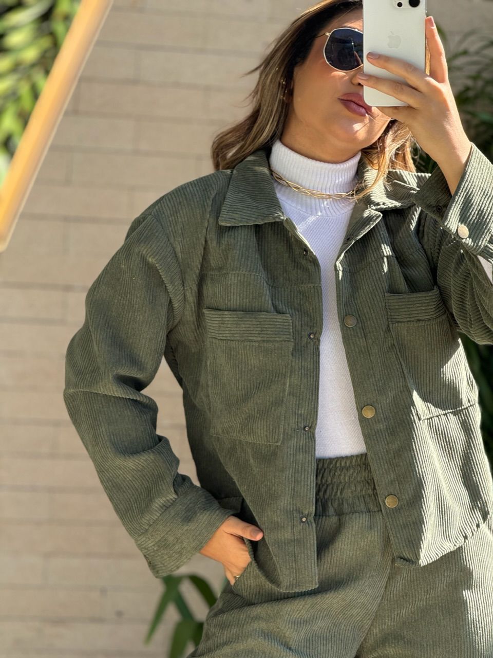 CONJUNTO ANALICE COTELÊ verde