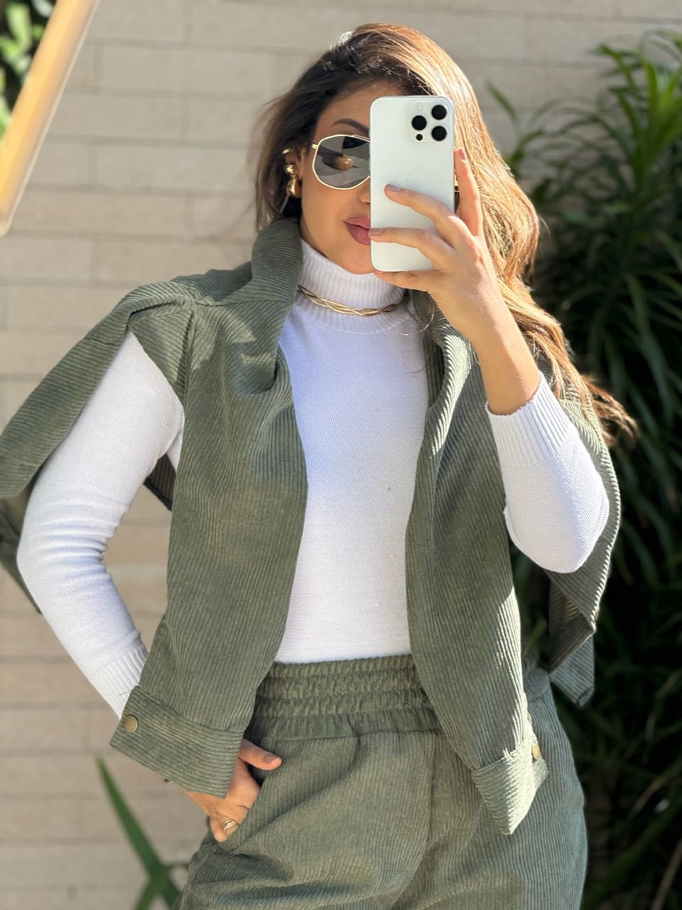 CONJUNTO ANALICE COTELÊ verde