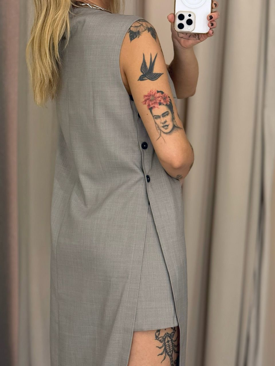 CONJUNTO BELA BLUSA MAX CINZA