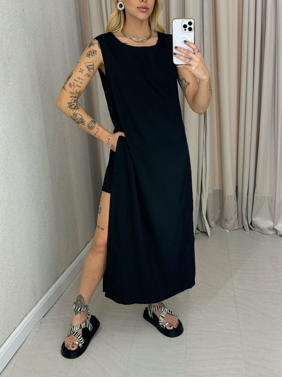 CONJUNTO BELA BLUSA MAX PRETO