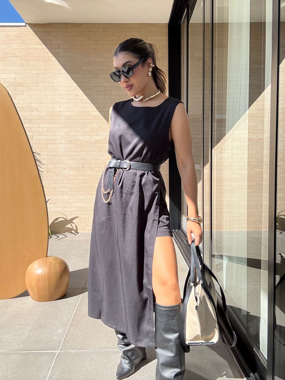 CONJUNTO BELA BLUSA MAX PRETO