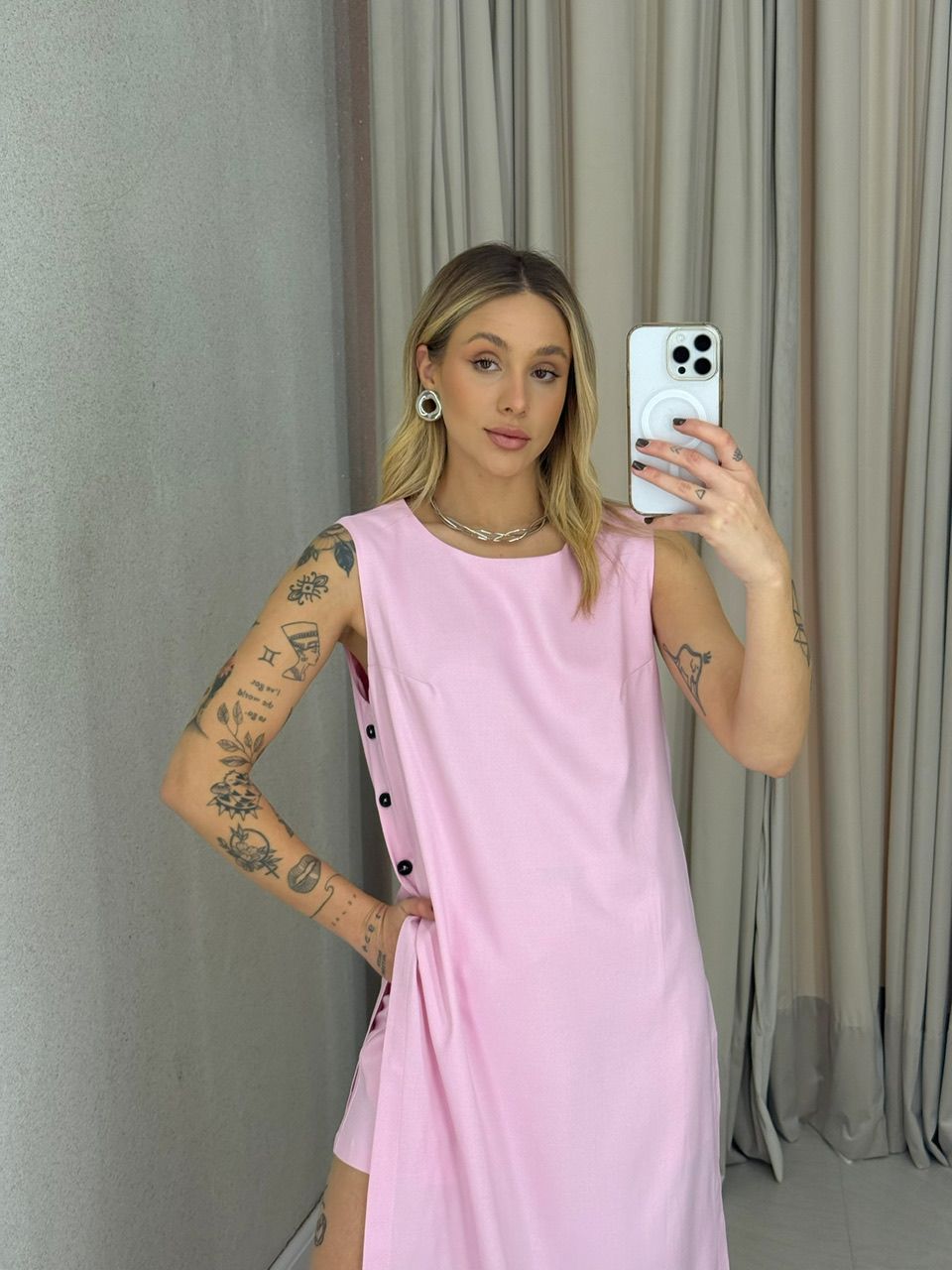 CONJUNTO BELA BLUSA MAX ROSA