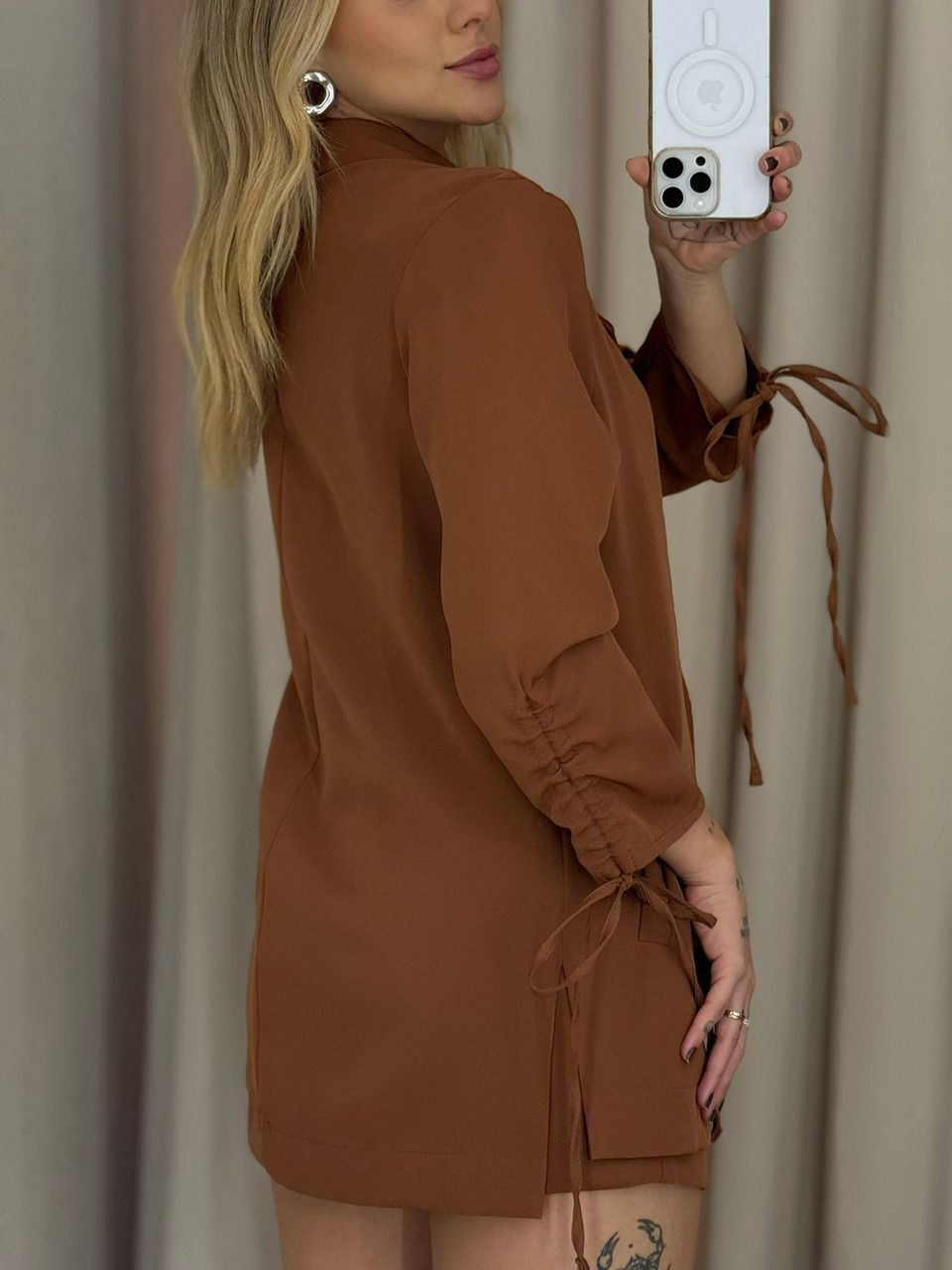 TRIJUNTO ANA CLAUDIA BLAZER CARAMELO