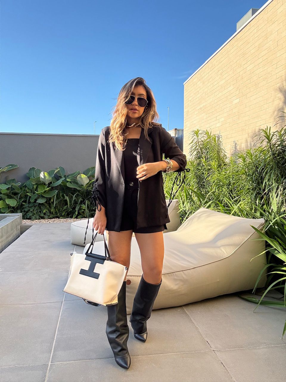 TRIJUNTO ANA CLAUDIA BLAZER PRETO - 0065860032 - CAROLLA FERRARO
