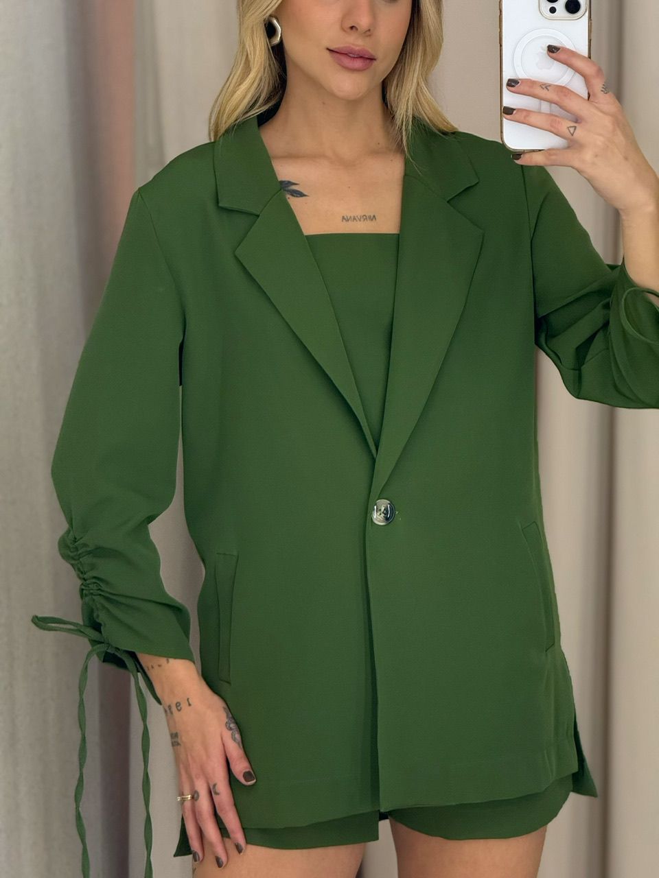TRIJUNTO ANA CLAUDIA BLAZER VERDE