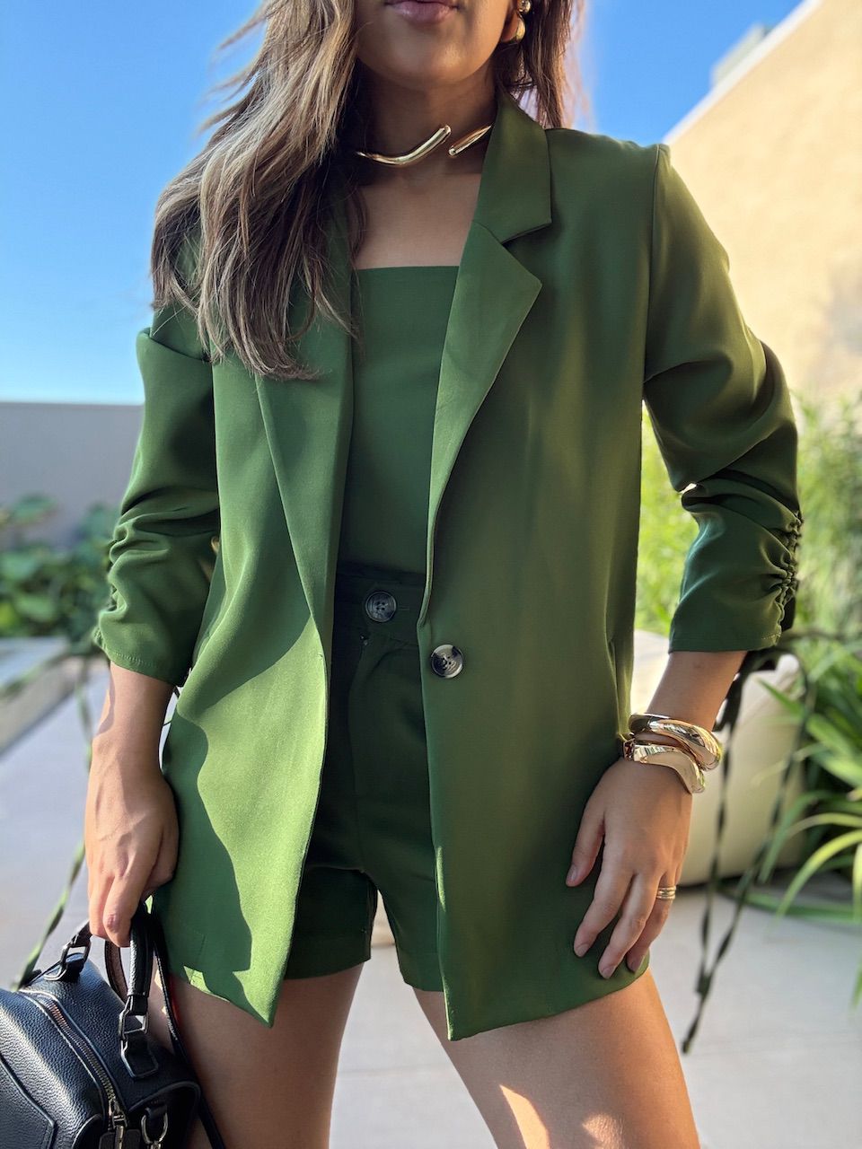 TRIJUNTO ANA CLAUDIA BLAZER VERDE