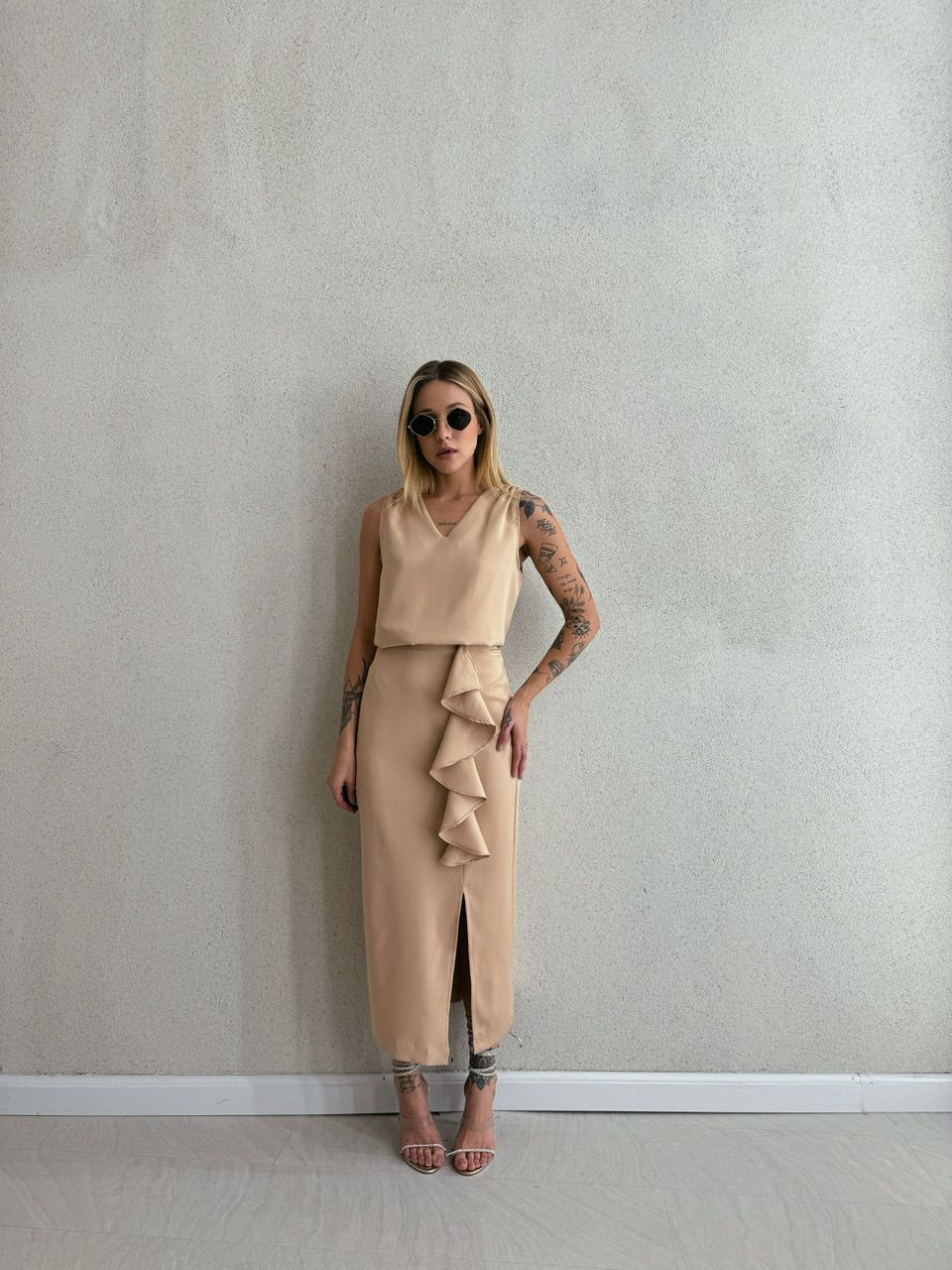 CONJUNTO LUIZA BABADO NUDE