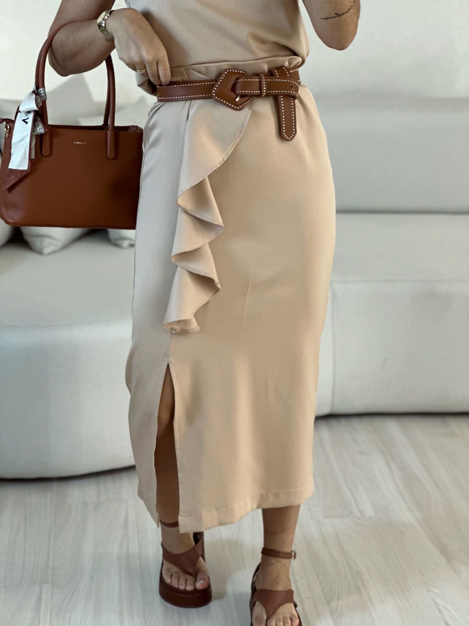CONJUNTO LUIZA BABADO NUDE