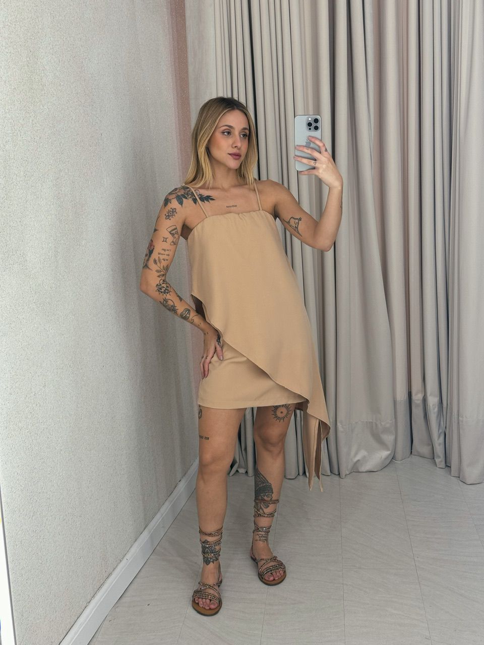 VESTIDO EMÍLIA ALÇA NUDE