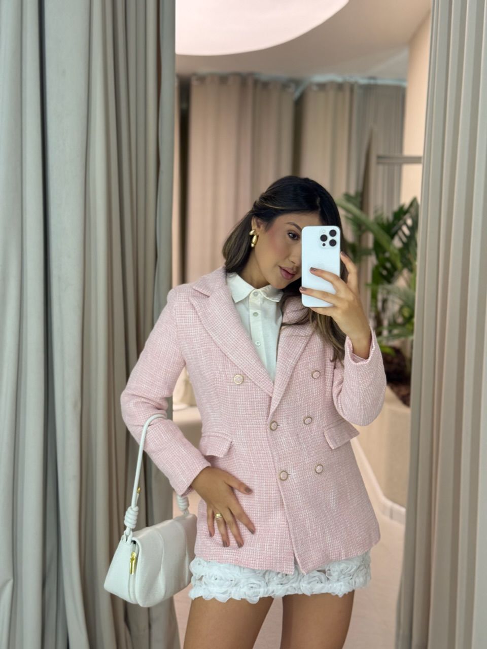 BLAZER MELINDA BOTÕES BABY PINK
