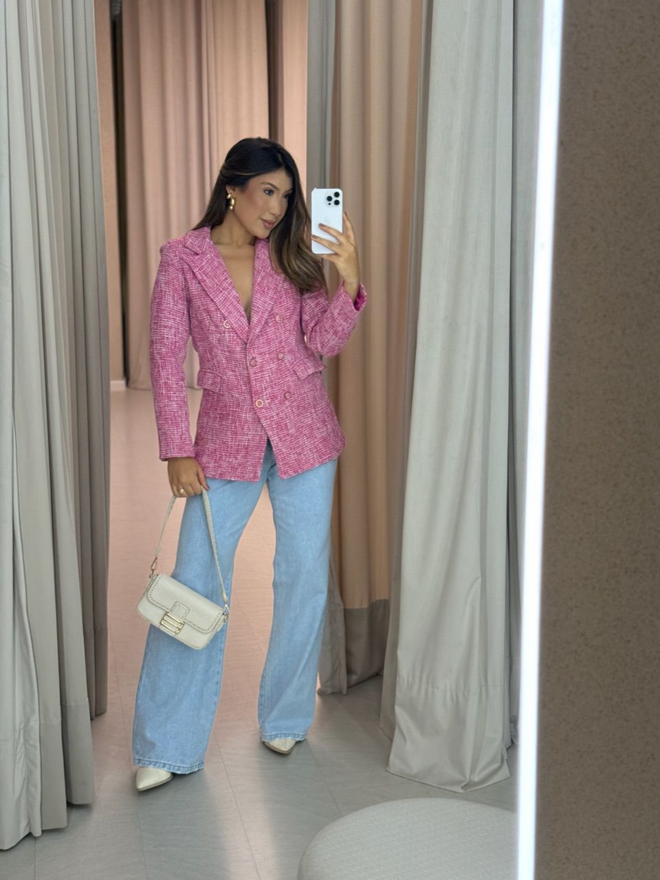 BLAZER MELINDA BOTÕES PINK