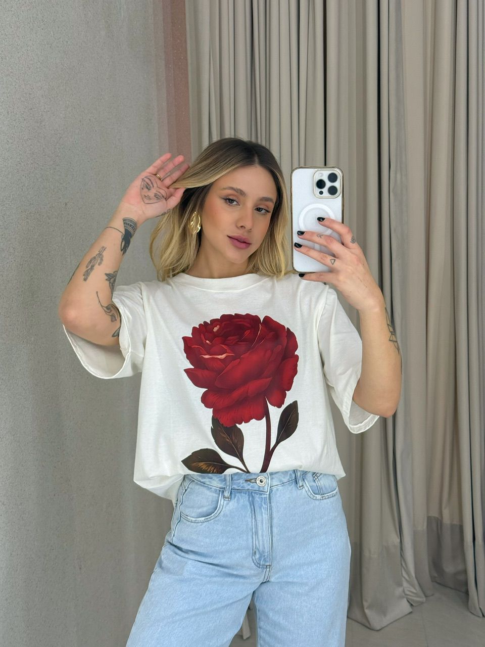 BLUSA TALIA OVER OFF