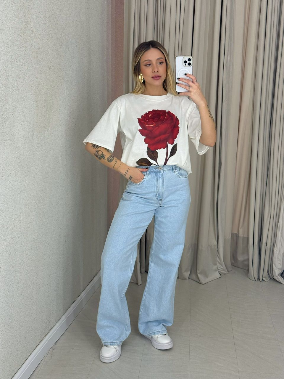 BLUSA TALIA OVER OFF