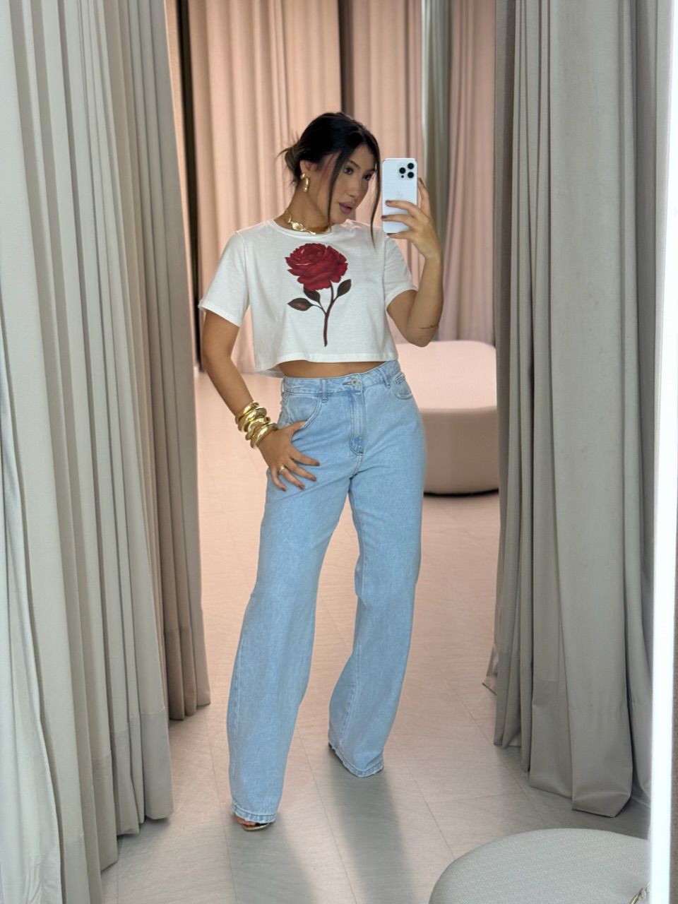 CALÇA NOEMI PANTALONA JEANS