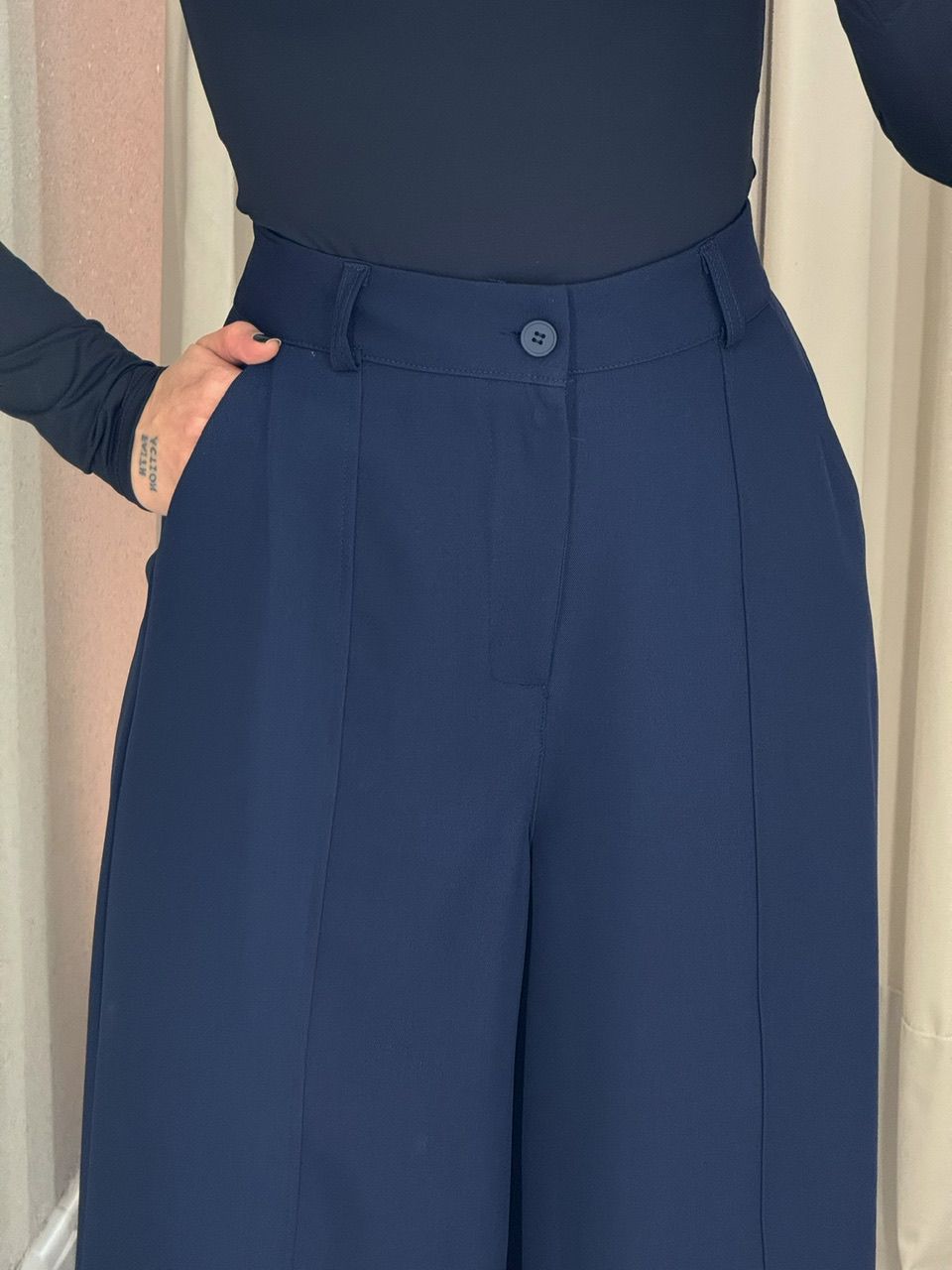 CALÇA MARAISA PANTALONA MARINHO