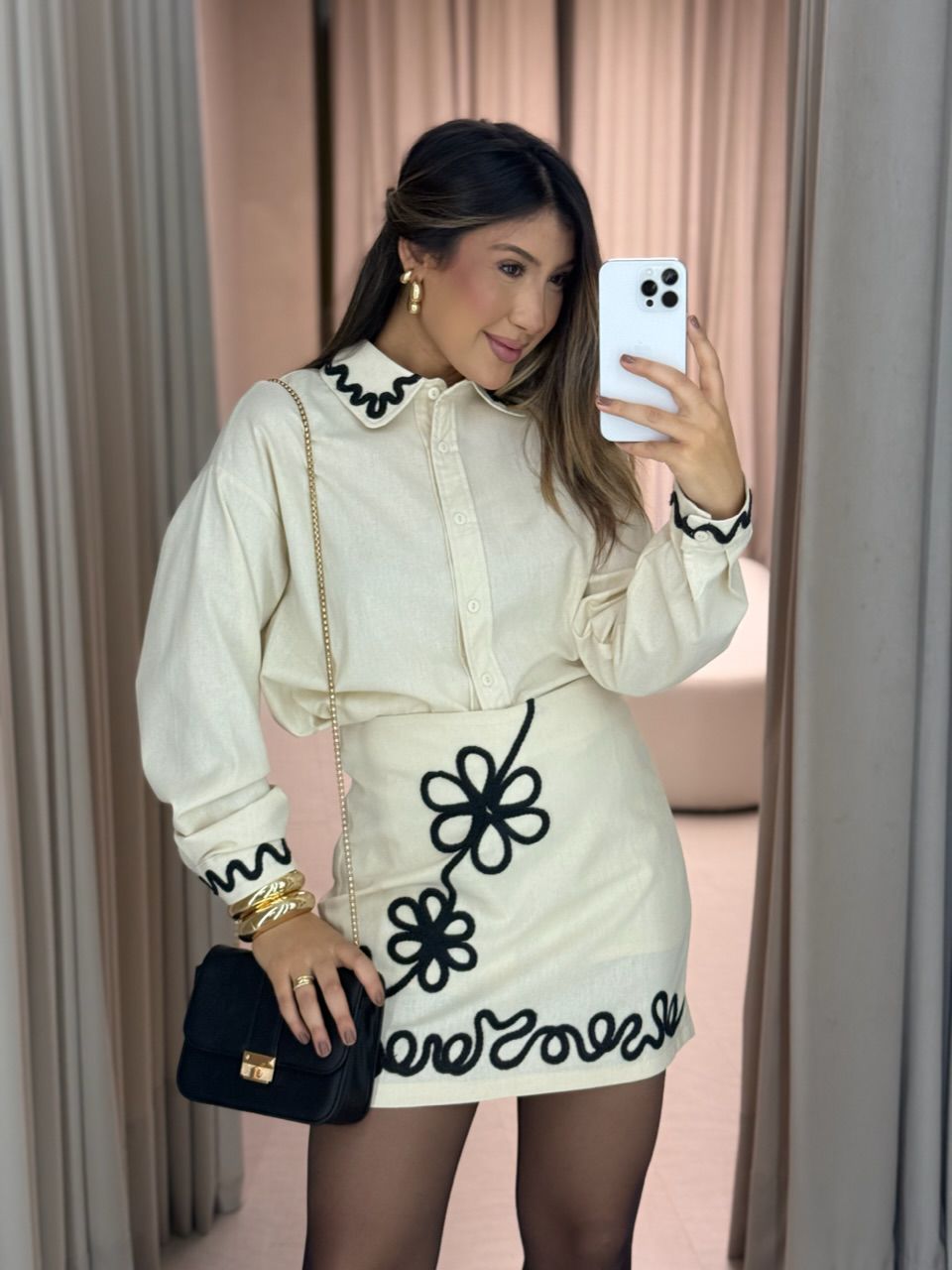 CONJUNTO SOPHIA BORDADO AREIA