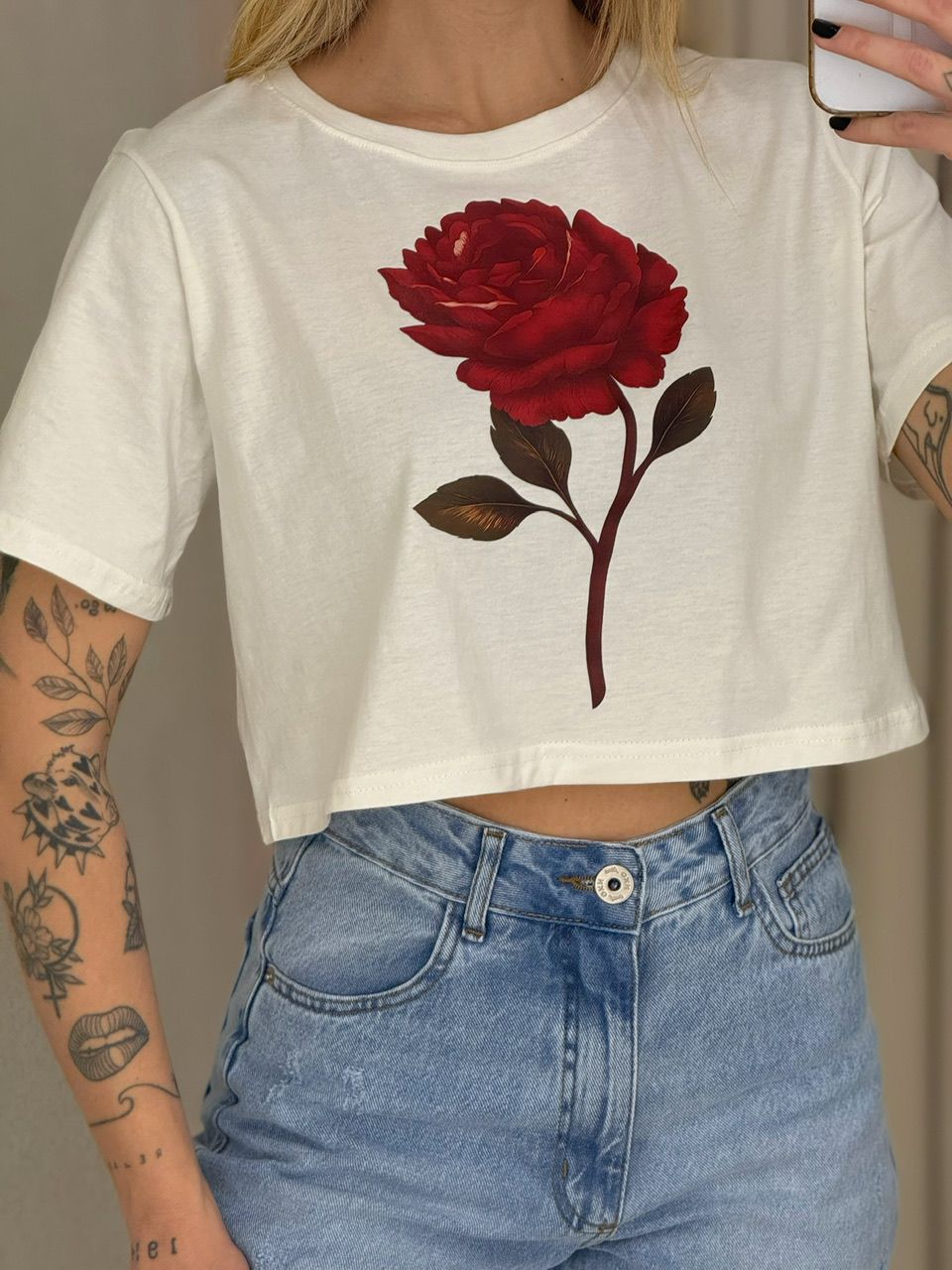 CROPPED MÁRCIA FLOR OFF