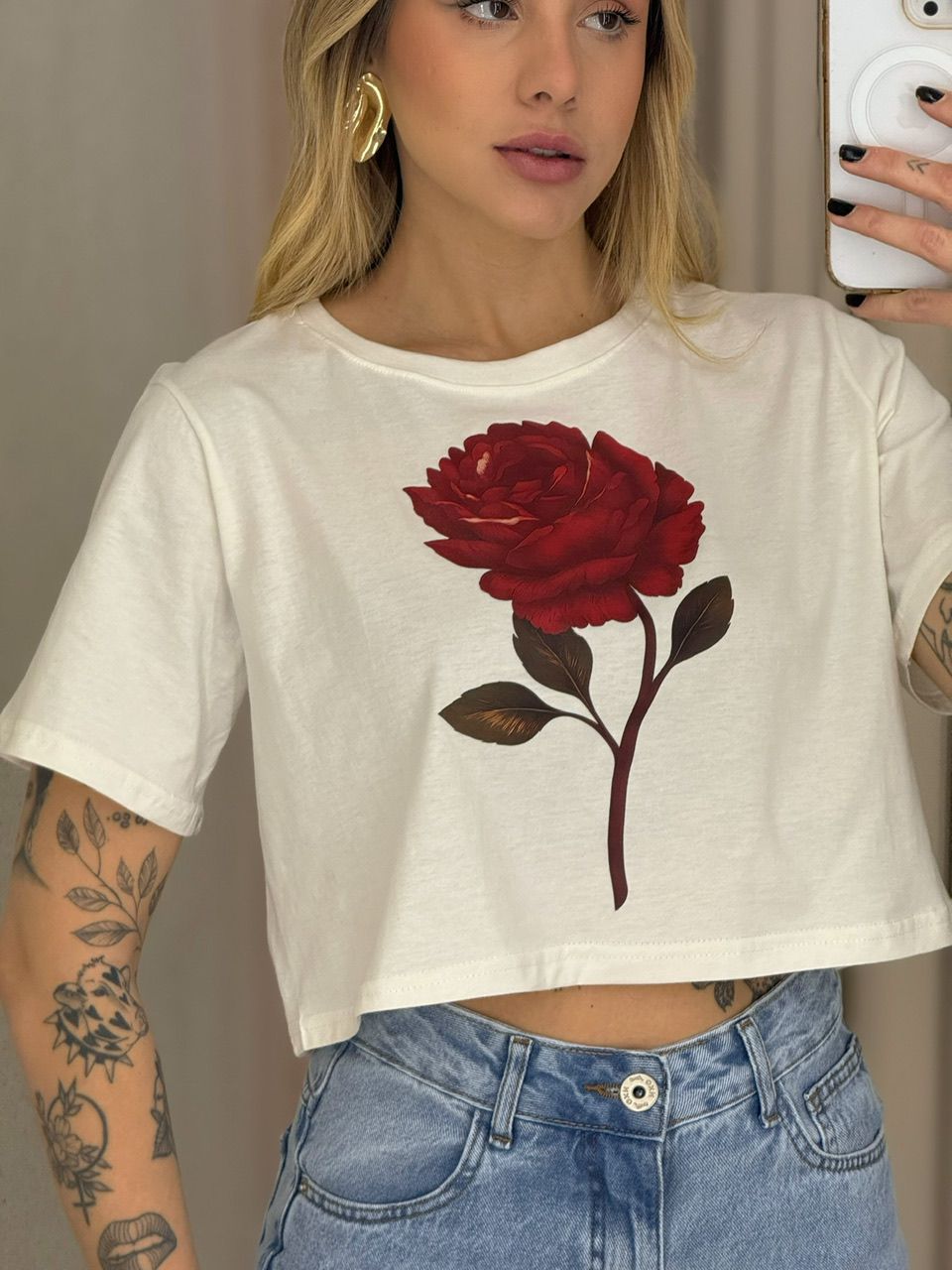 CROPPED MÁRCIA FLOR OFF