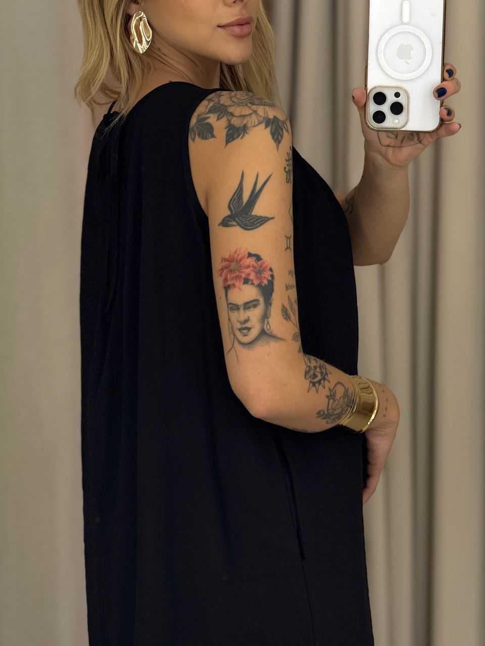 VESTIDO PERLA MIDI PRETO