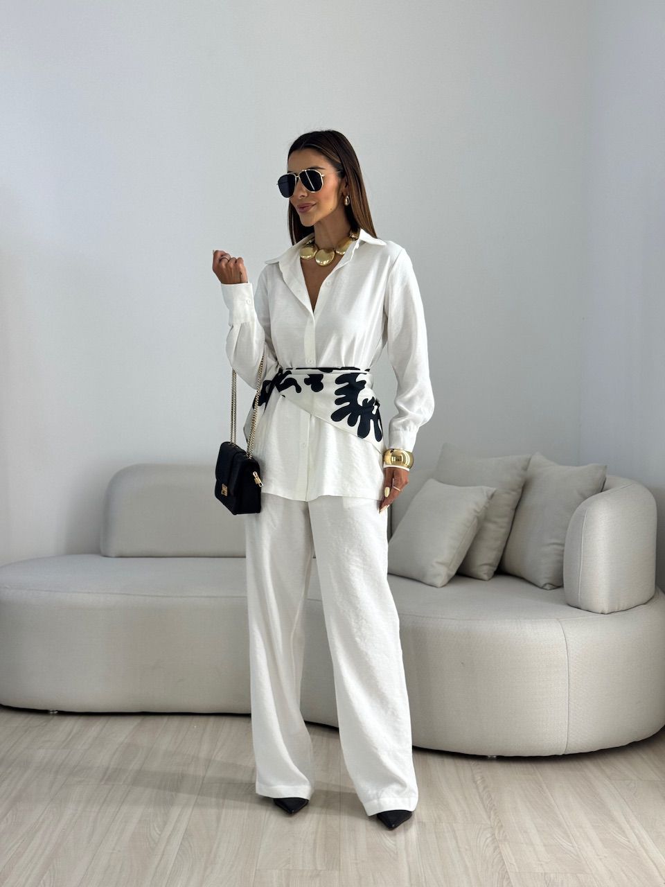 CONJUNTO ANA LIVIA CAMISA OFF
