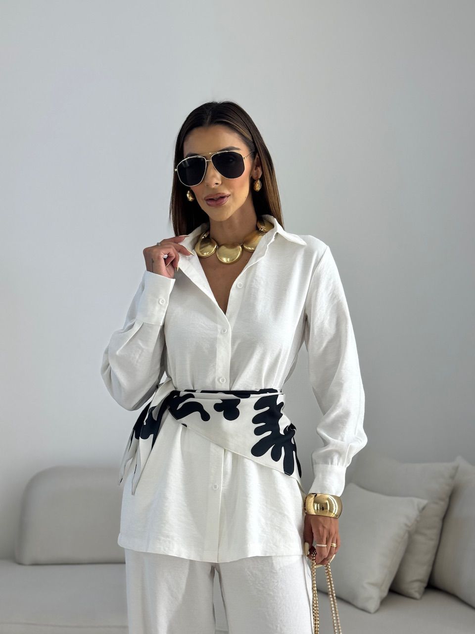 CONJUNTO ANA LIVIA CAMISA OFF