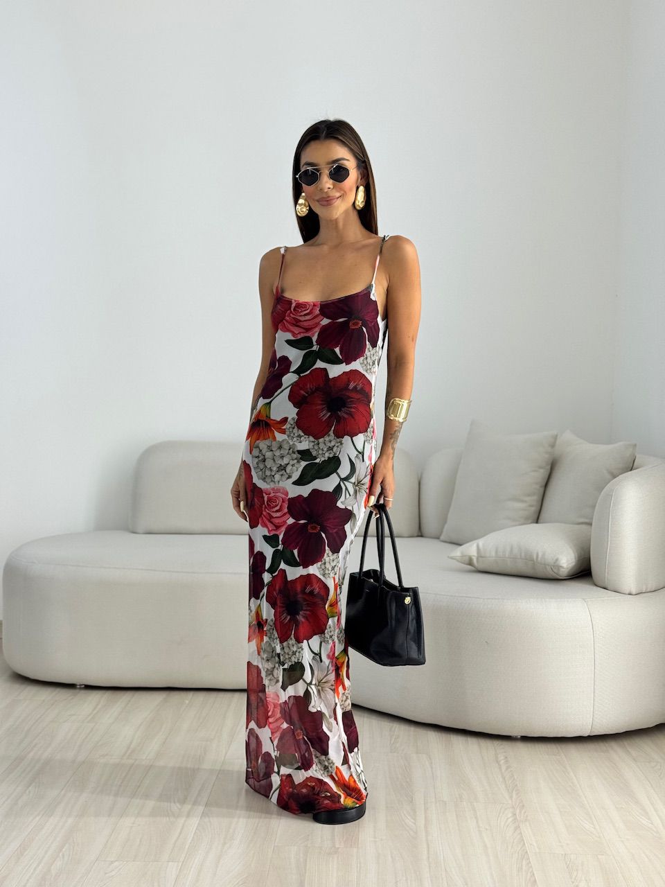 VESTIDO RUBY TULE Floral